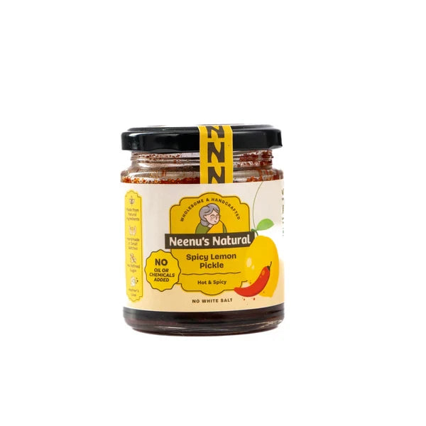 Neenus Natural Spicy Lemon Pickle