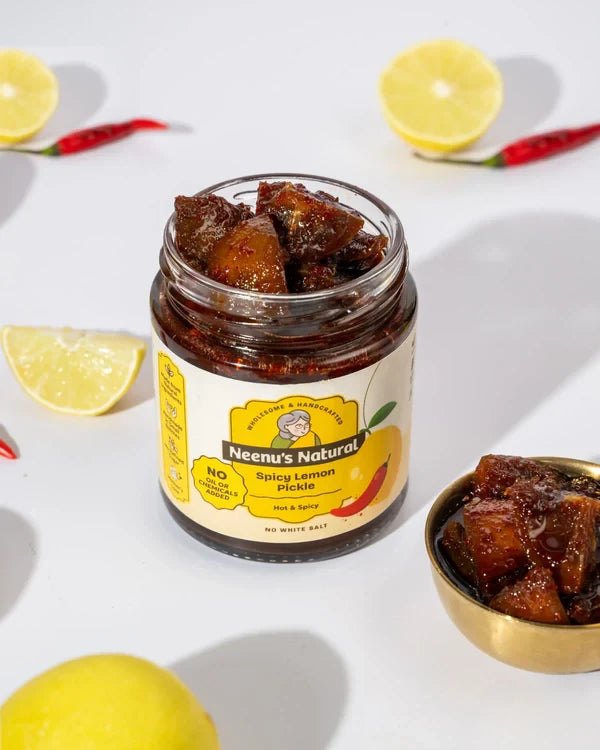 Neenus Natural Spicy Lemon Pickle