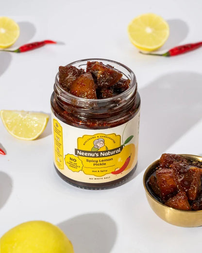 Neenus Natural Spicy Lemon Pickle