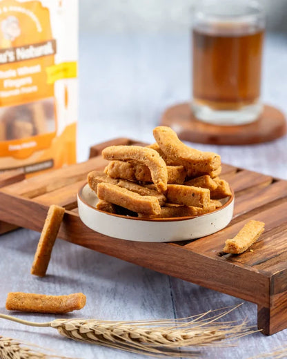 Neenus Natural Whole Wheat Fingers - Plain