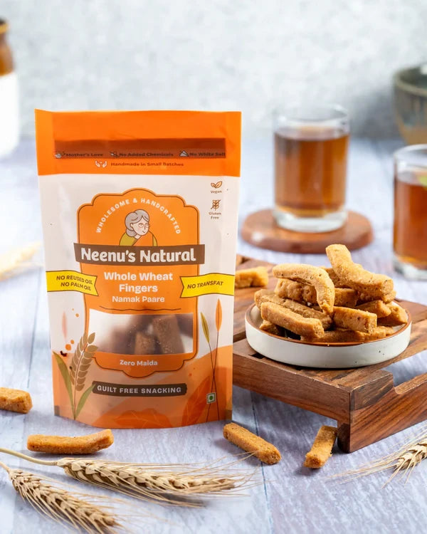 Neenus Natural Whole Wheat Fingers - Plain