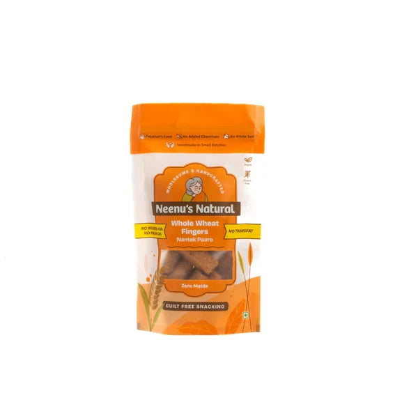 Neenus Natural Whole Wheat Fingers - Plain