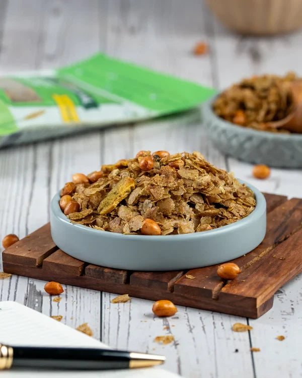 Neenus Natural Roasted Red Rice Chiwda