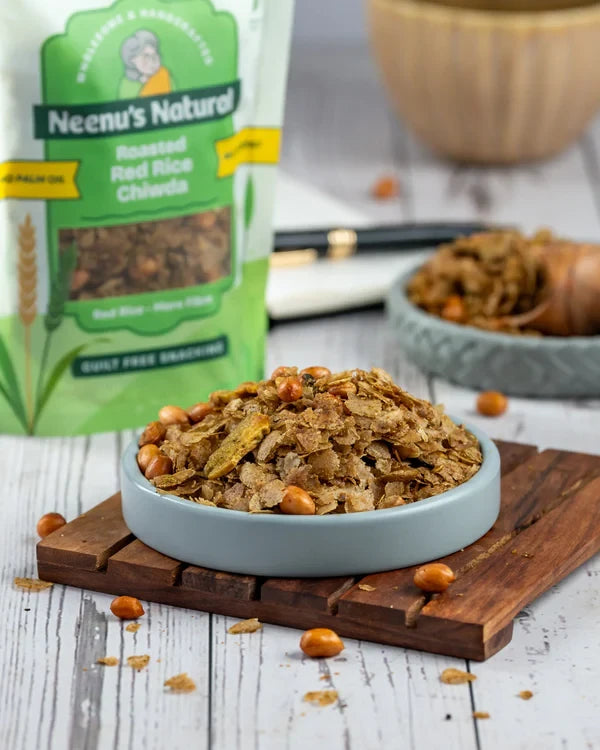 Neenus Natural Roasted Red Rice Chiwda