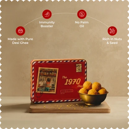 The 1970 Shop Besan Laddoo