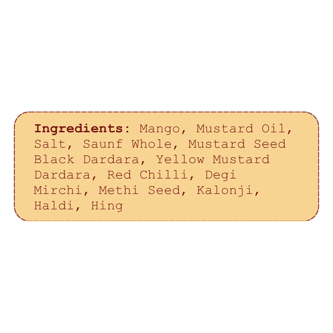The 1970 Shop Aam Ka Khatta Achaar