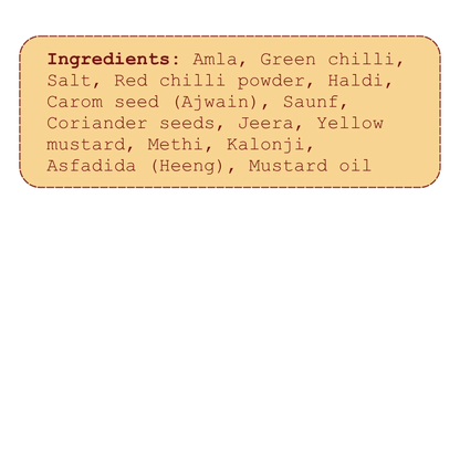 The 1970 Shop Amla Mirch Achaar