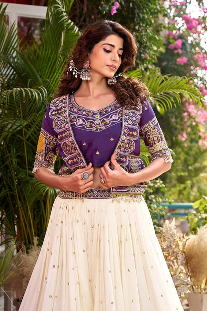 Shree Ram Creation New Festival Lehenga Choli with Embroidered Koti Set
