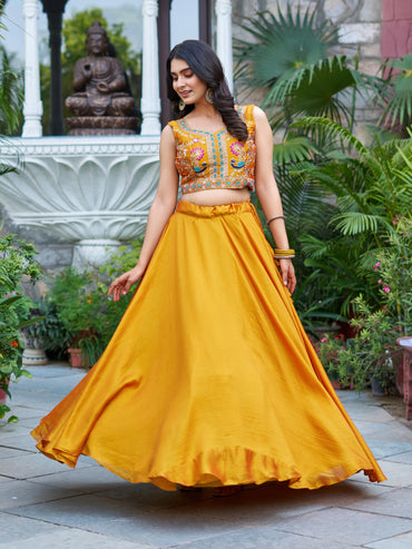 Shree Ram Creation New Festival Lehenga Choli & Embroidered Koti Set