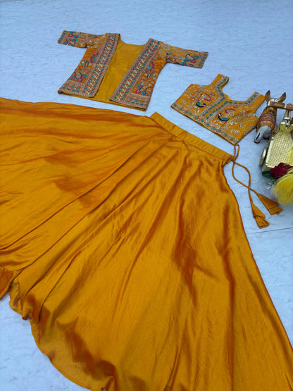Shree Ram Creation New Festival Lehenga Choli & Embroidered Koti Set