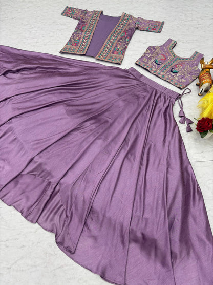 Shree Ram Creation New Festival Lehenga Choli & Embroidered Koti Set