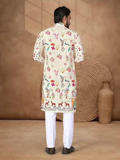 Shyam Enterprises'  Venmer Men's Stylish Kurta with Pajama Set