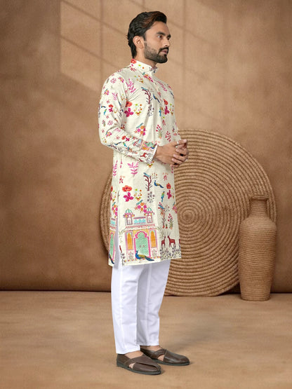 Shyam Enterprises'  Venmer Men's Stylish Kurta with Pajama Set