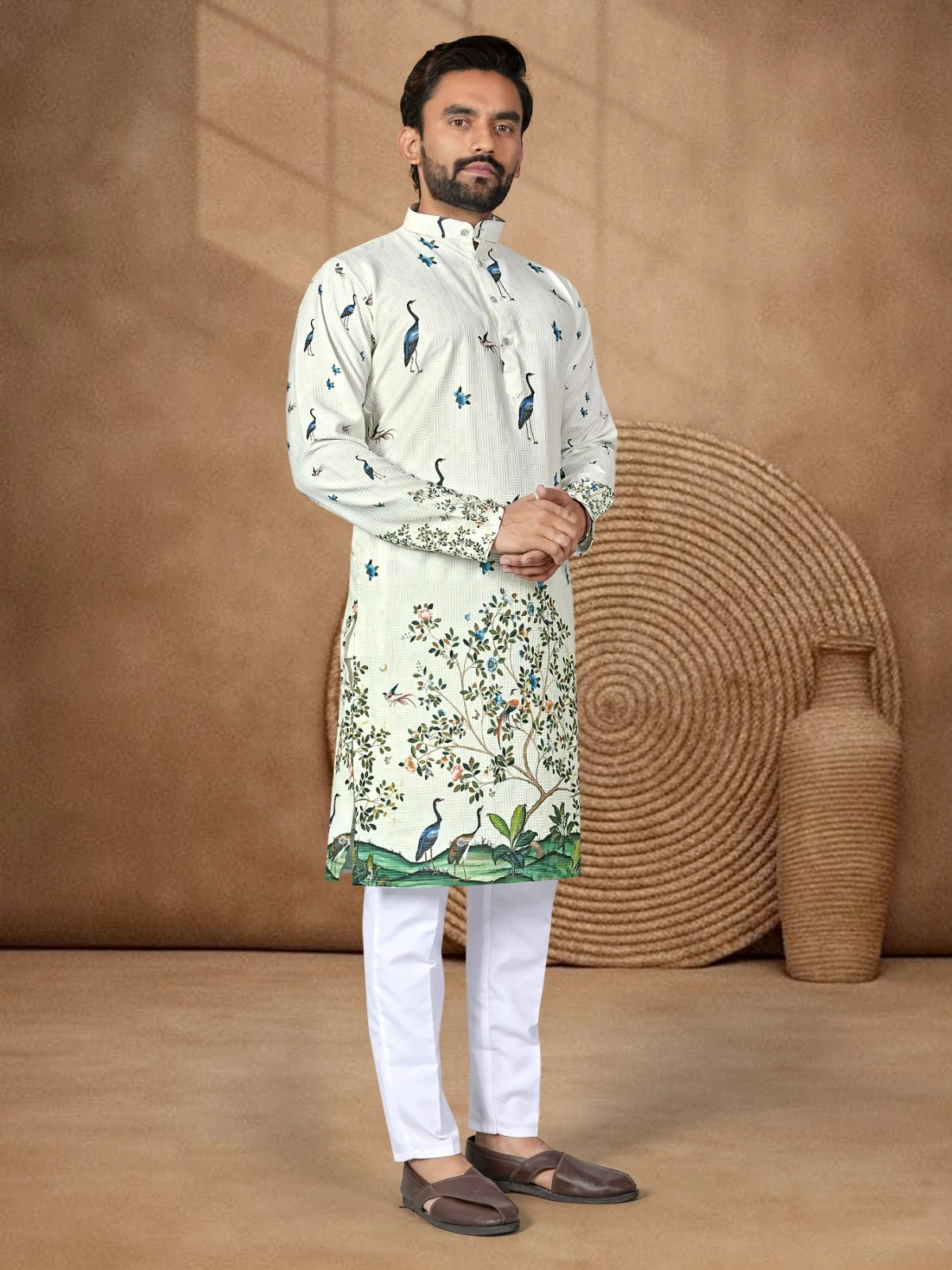 Shyam Enterprises'  Venmer Men's Stylish Kurta with Pajama Set