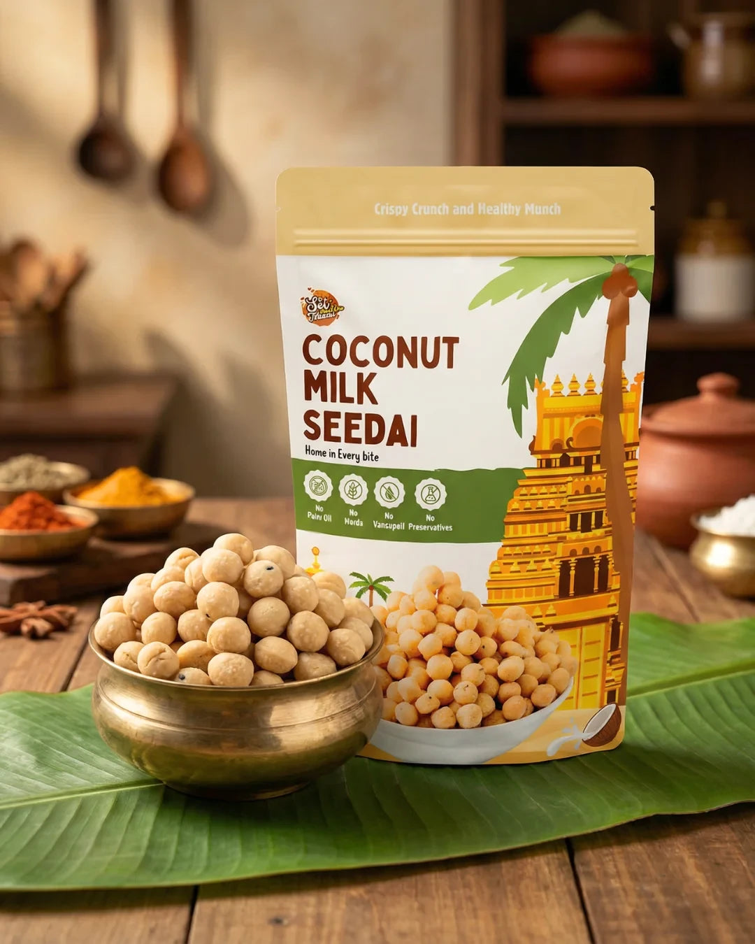 Sri Norukku Theeni Coconut Milk Seedai