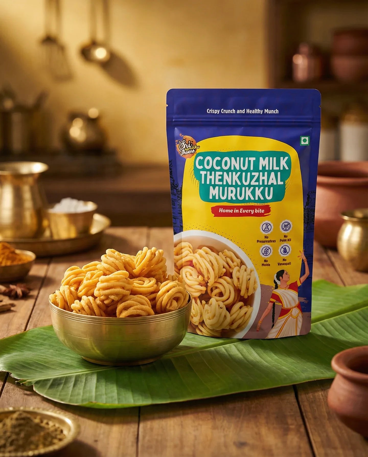 Sri Norukku Theeni Coconut Milk Thenkuzhal Murukku