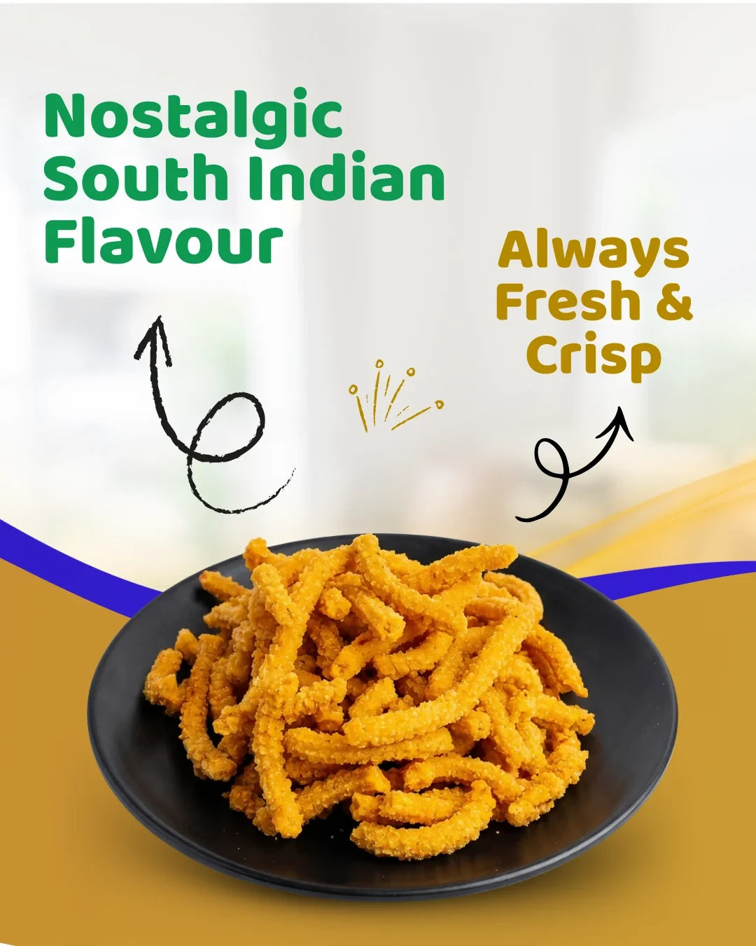 Sri Norukku Theeni Garlic Murukku