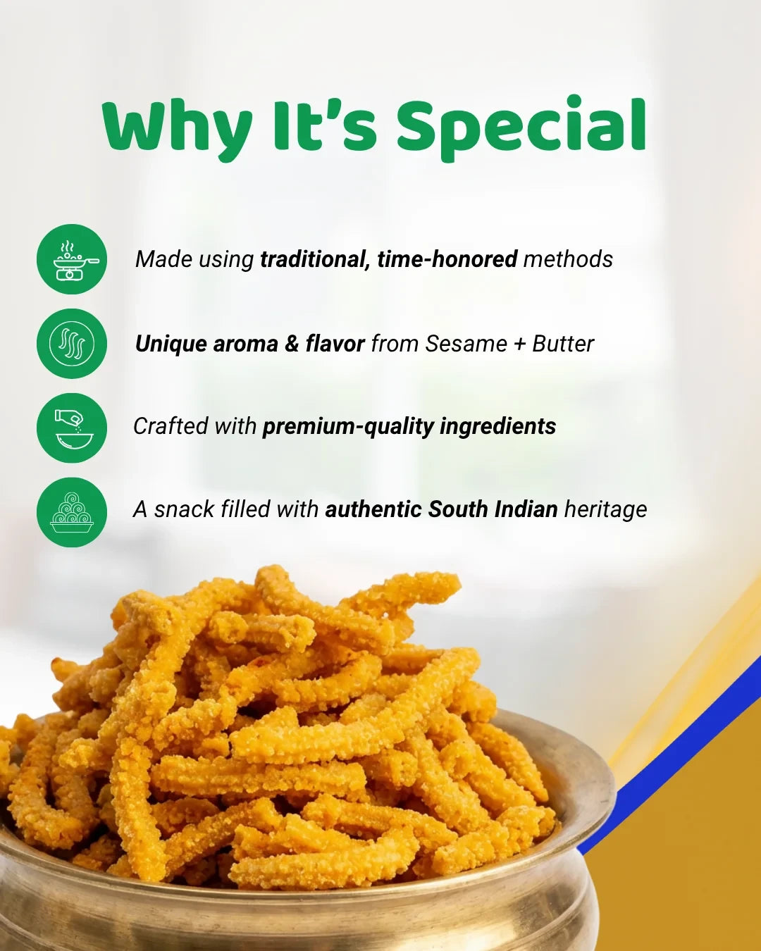 Sri Norukku Theeni Garlic Murukku