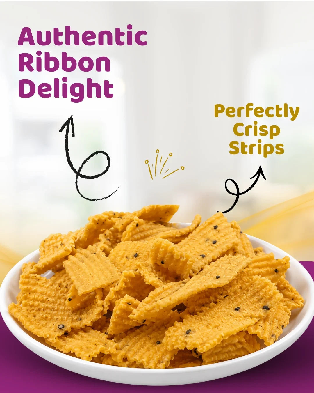 Sri Norukku Theeni Ribbon Pakoda