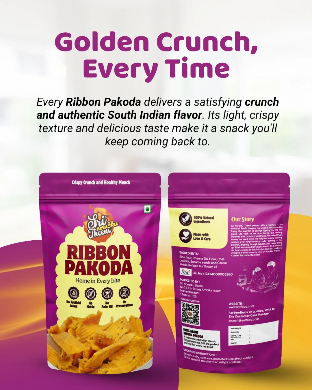 Sri Norukku Theeni Ribbon Pakoda