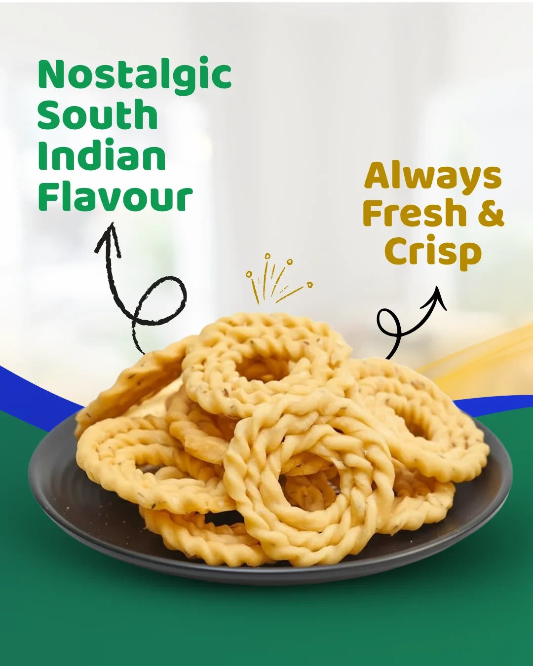 Sri Norukku Theeni Butter Kai Murukku