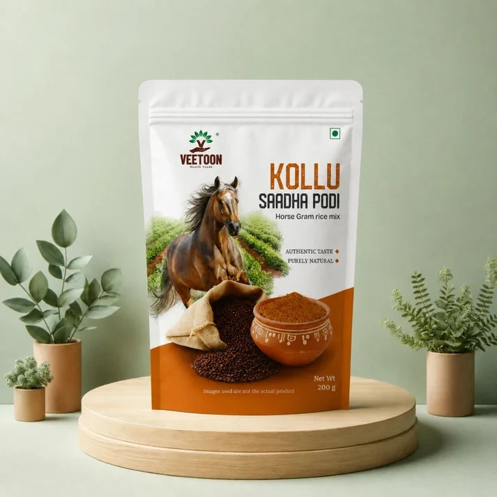 Veetoon's Kollu Rice Mix Powder (Horse Gram Rice Mix)