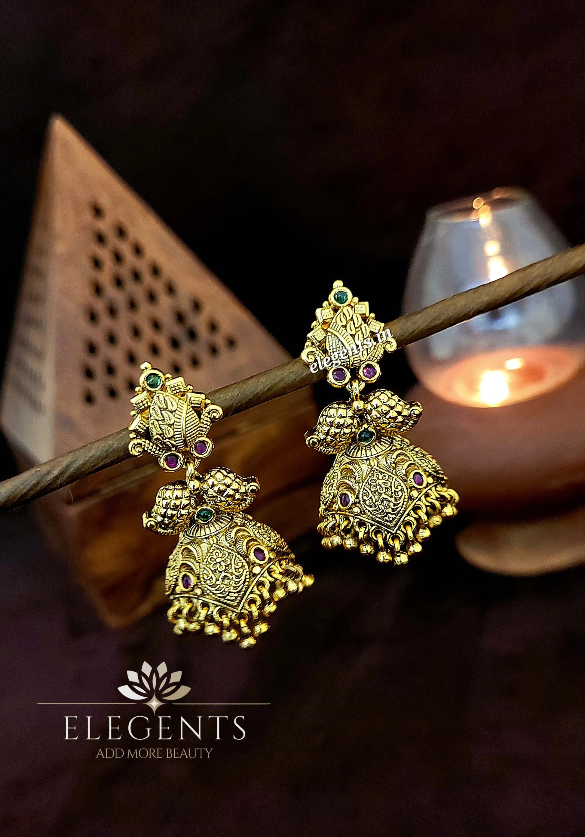 Elegents' Antique Jhumka