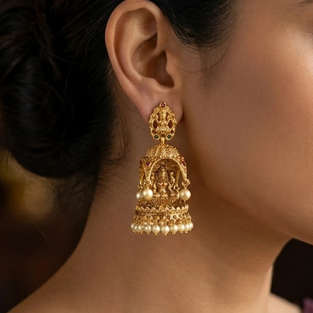 Elegents' Lakshmi St Jhumka