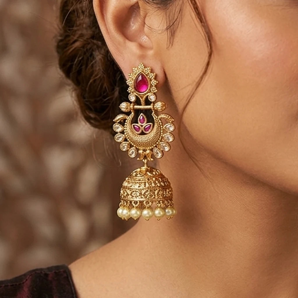 Elegents' Long Jhumkas Set