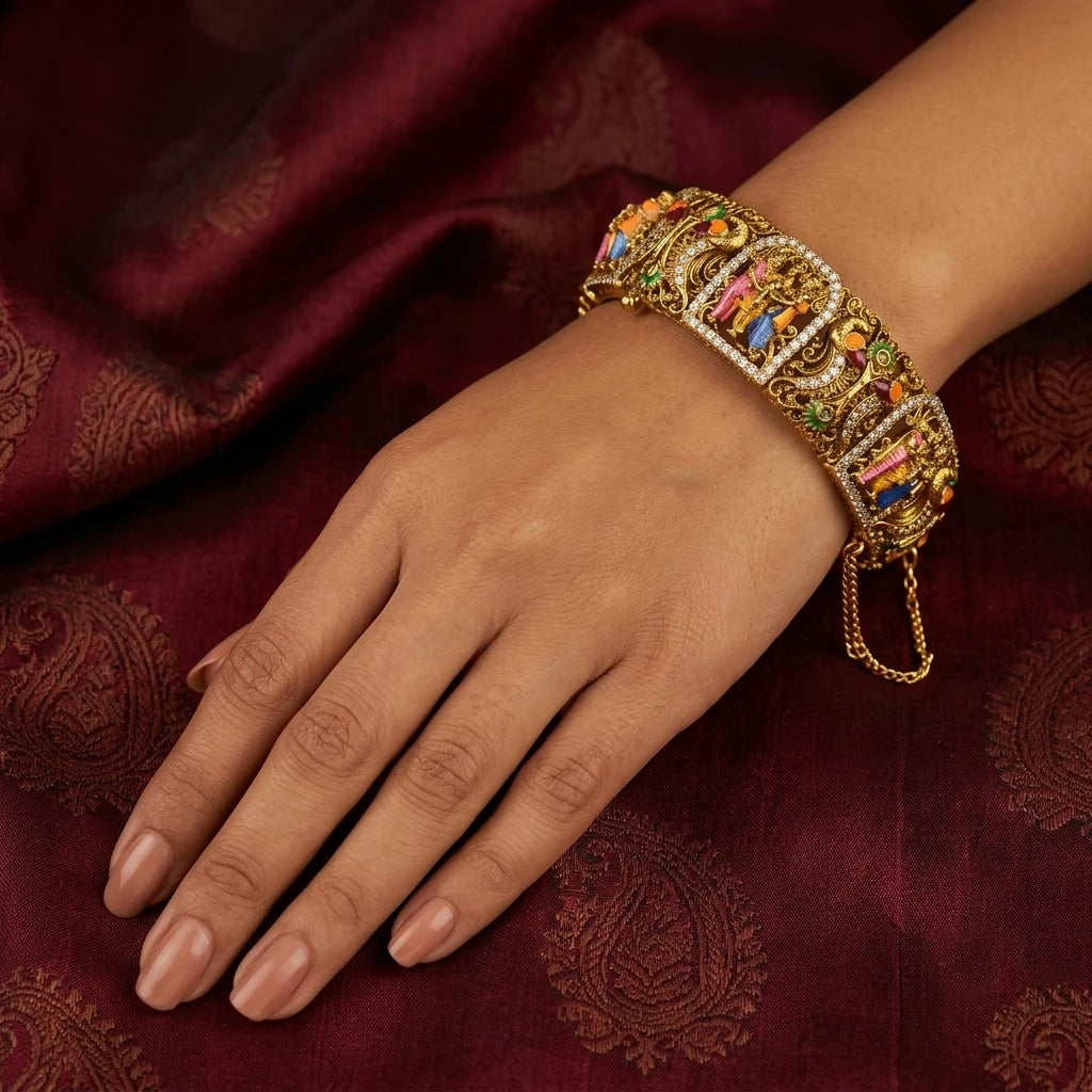 Elegents' Sri Srinivasa Kalyam Openable Kada Bangle
