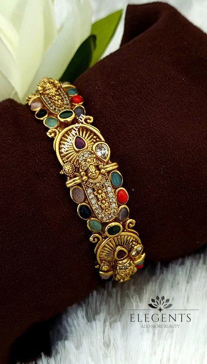 Elegents' Navarathna Perumal Kada Bangle