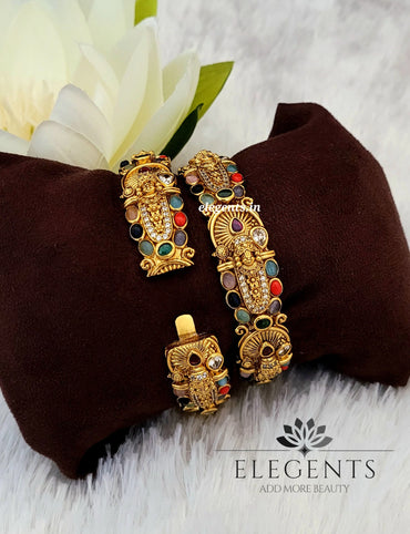 Elegents' Navarathna Perumal Kada Bangle