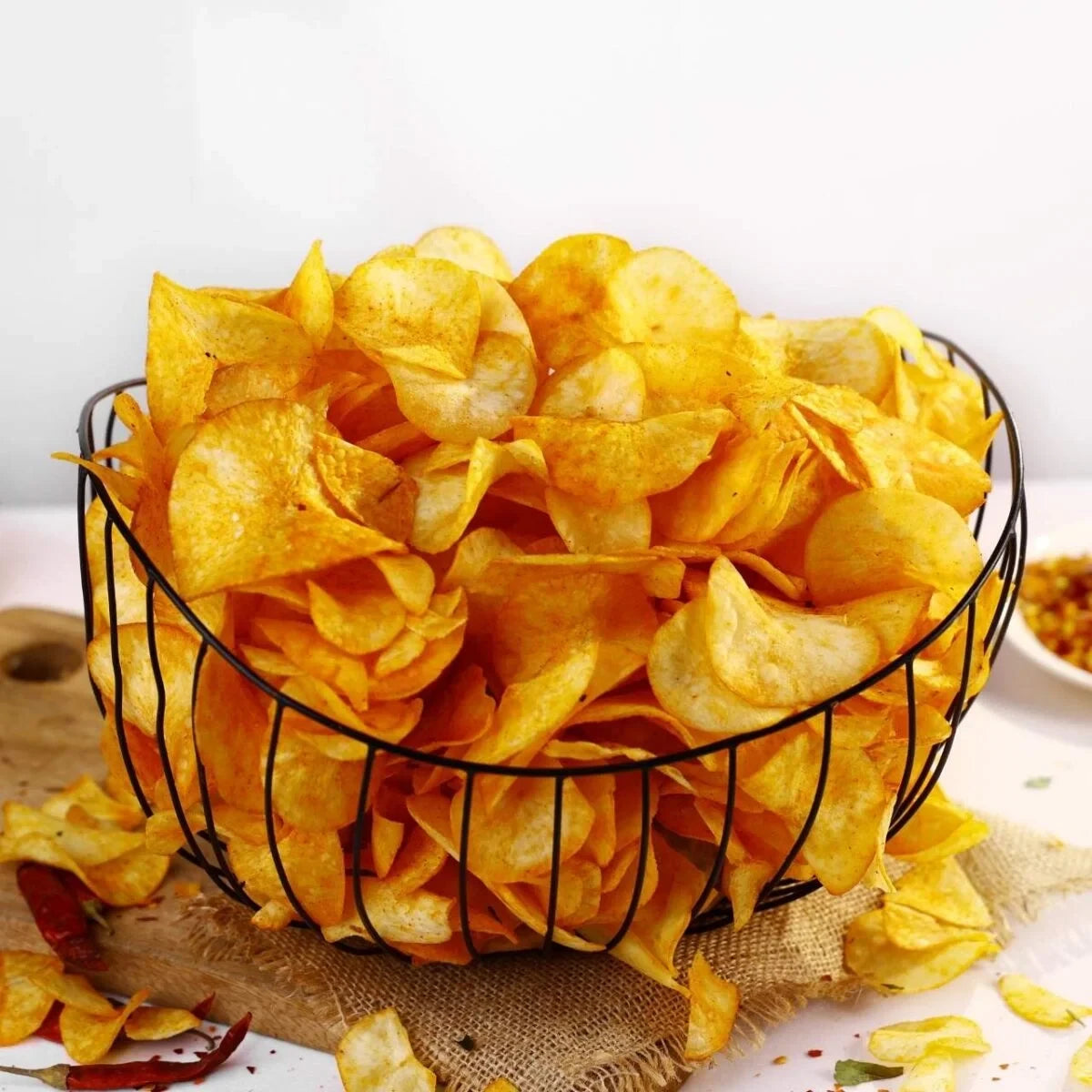 Snack Factory Kerala Tapioca Round Spicy Chips
