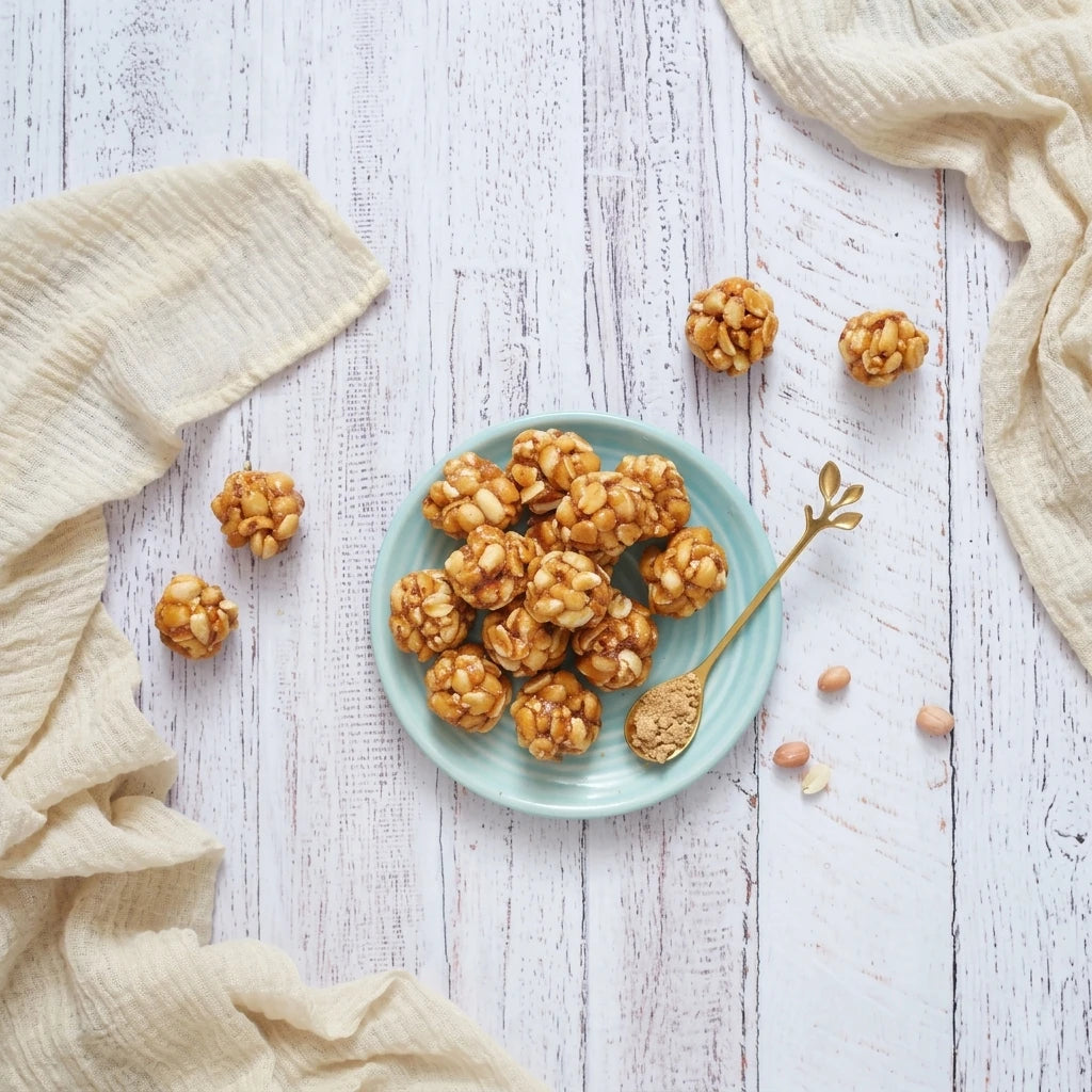 MSS Mittai Kadai's Groundnut Chikki Balls