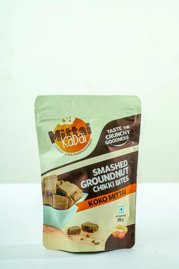 MSS Mittai Kadai's Smashed Peanut Chikki Bites