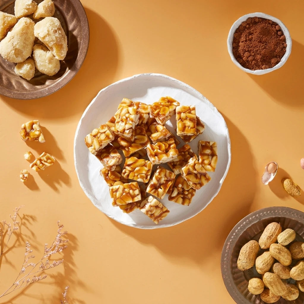 MSS Mittai Kadai's Classic Groundnut Chikki Bites