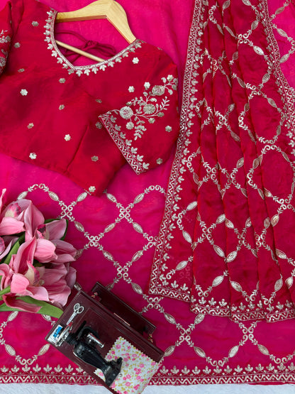 Vastra Creation's Designer Fendy Silk Saree – Elegance Redefined