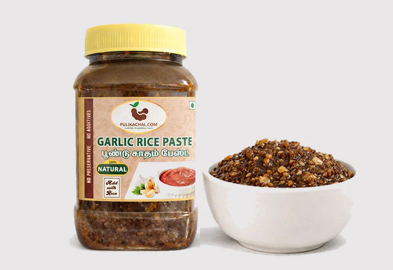 Pulikachal's Garlic Rice Paste