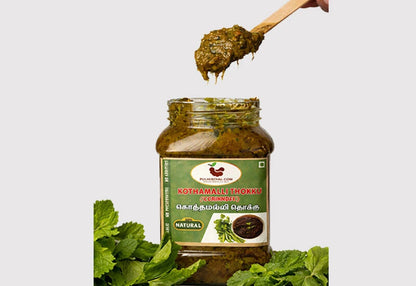 Pulikachal's Kothamalli / Coriander Thokku