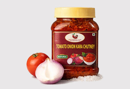 Pulikachal's Tomato Onion Kara Chutney