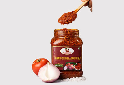 Pulikachal's Tomato Onion Kara Chutney
