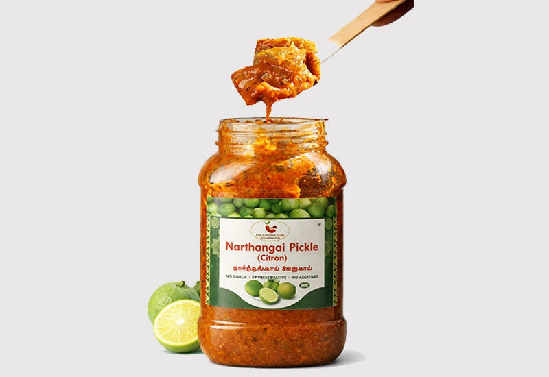 Pulikachal's Narthangai / Citron Pickle
