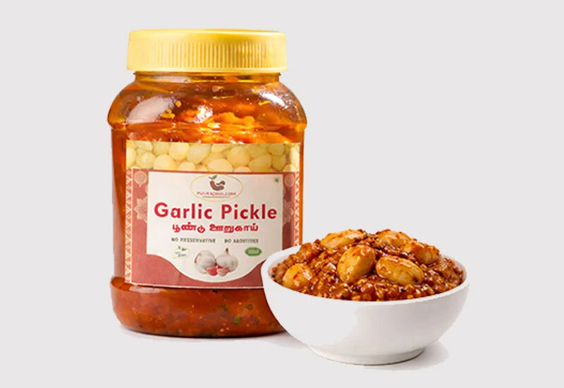 Pulikachal's Garlic Pickle