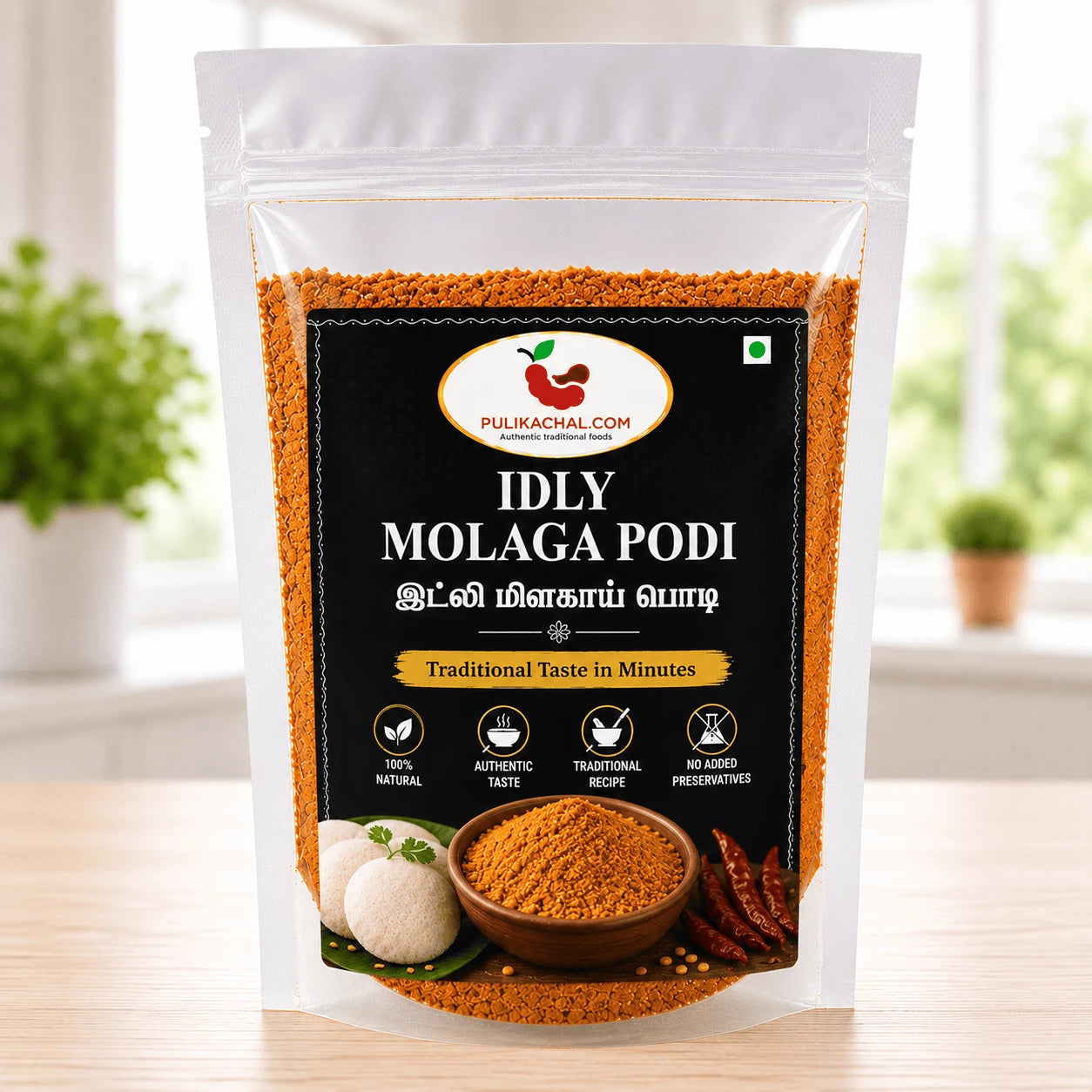 Pulikachal's Idly Molaga Podi