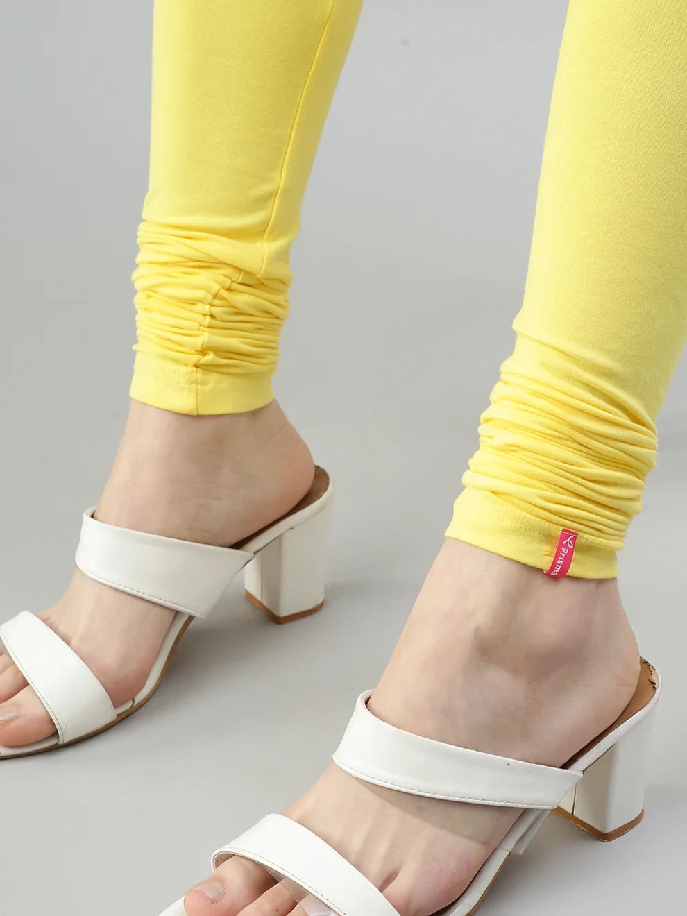 Prisma's Churidar Leggings - Yellow