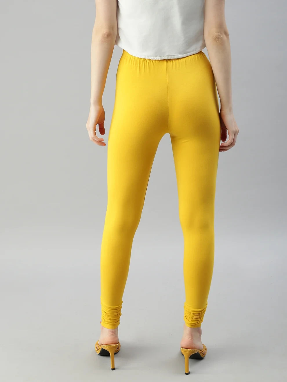 Prisma's Churidar Leggings - Yellow