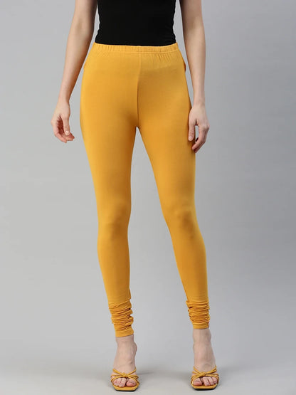 Prisma's Churidar Leggings - Yellow