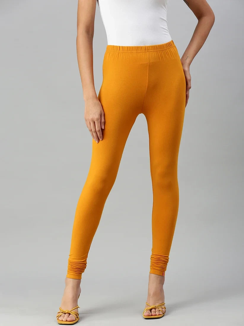 Prisma's Churidar Leggings - Yellow