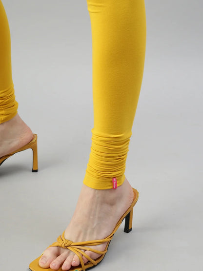 Prisma's Churidar Leggings - Yellow