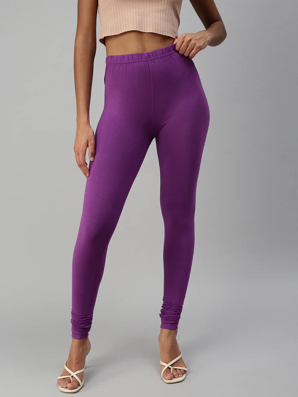 Prisma's Churidar Leggings - Purple